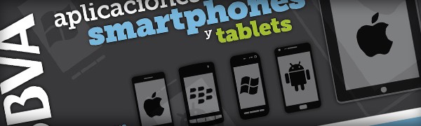 BBVA Infografía sobre aplicaciones para tablets y Smartphones (Ipad, Iphone, Android, Blackberry, SmartTV) BBVA Infografía sobre aplicaciones para tablets y Smartphones (Ipad, Iphone, Android, Blackberry, SmartTV)