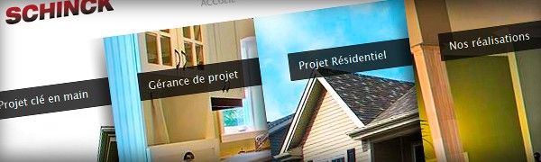 Ixotype - Portfolio - Le Groupe Schinck - Canadá - Desarrollo web e imagen visual del sitio Ixotype - Portfolio - Le Groupe Schinck - Canadá - Desarrollo web e imagen visual del sitio