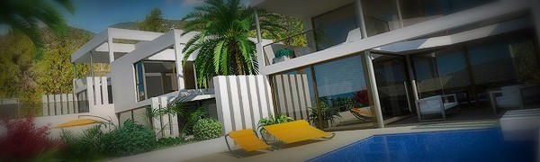 Portfolio - Ixotype - Nuevo Medio Urbano - Ibiza - Simulación 3D - Vista de piscina Portfolio - Ixotype - Nuevo Medio Urbano - Ibiza - Simulación 3D - Vista de piscina