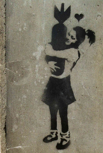 Ixotype - Banksy - Bomb Girl