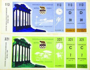 Ixotype - Blog - Entradas Juegos Olímpicos Roma 1960