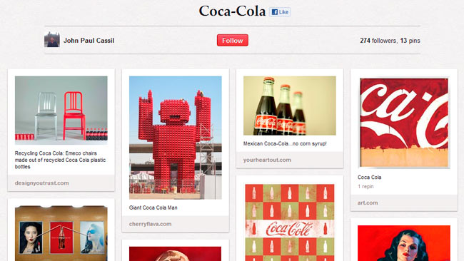 Ixotype - Blog - Pinterest Coca Cola