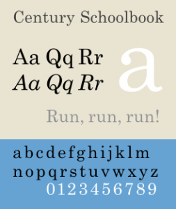 Ixotype blog_century_schoolbook